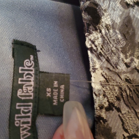 NWT Wild Fable Blue Floral mini dress - Picture 13 of 16